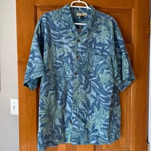 Tommy Bahama silk Hawaiian print shirt